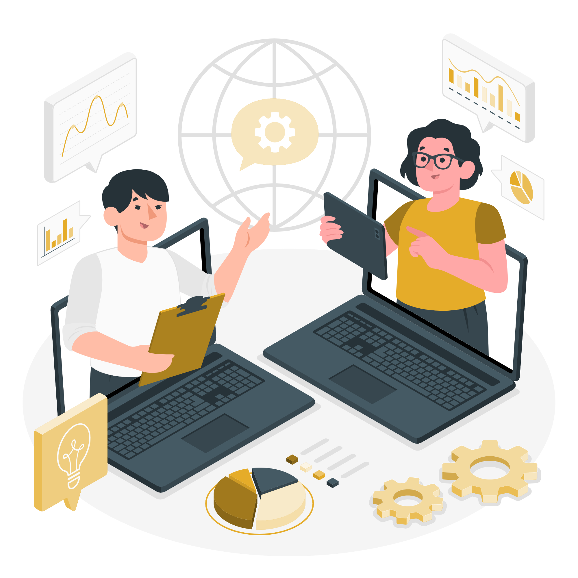 Project Manager Illustration